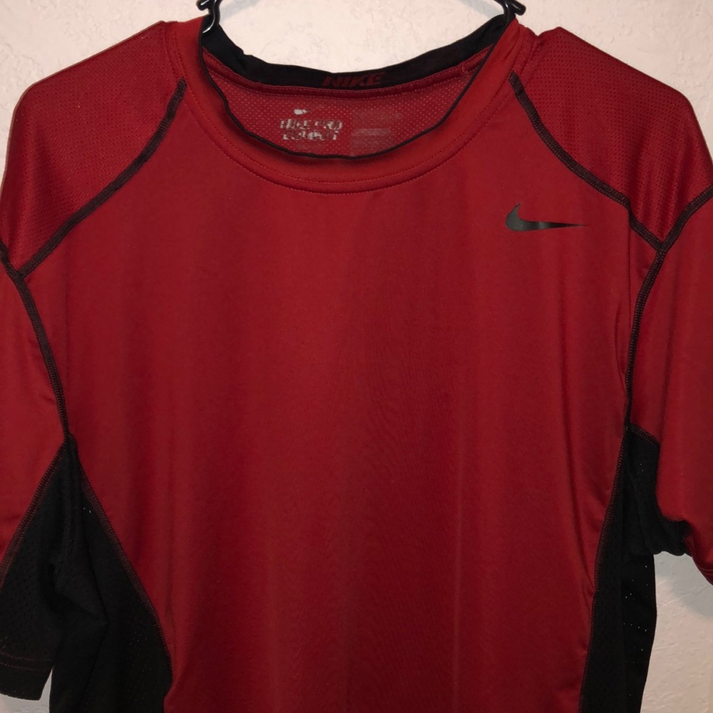 LG Red Nike Pro Combat Dri-fit